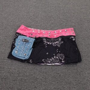 Zand Amsterdam Skirt Womens One Size Multicolor Floral Wrap Reversible Boho
